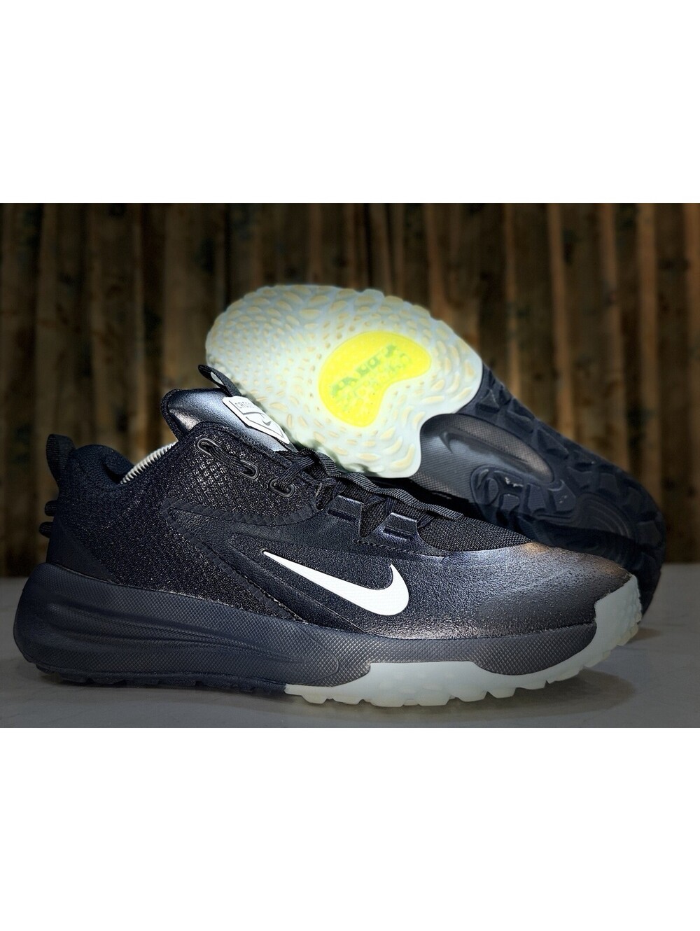 Nike Air Zoom Cross Turf Baseball Shoes Black White II4179-001 Men’s Size 11